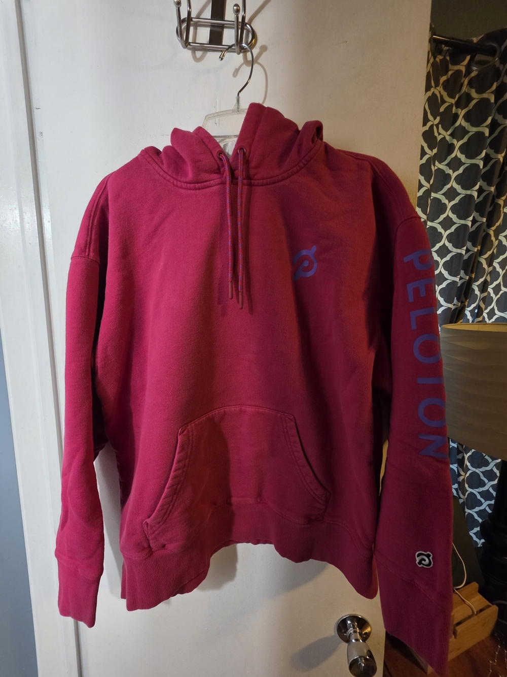 Peloton Women's Pink Pullover Hoodie Sweatshirt